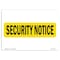 Signmission OSHA Security Sign, 5" Height, 7" Width, Label OUE-16918 Guarded Area.pdf, Landscape OS-SI-D-57-L-11794 - alternate 1